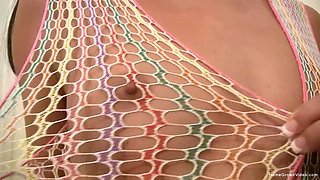 Pussy In A Fishnet Catsuit! - Aaliyah Love