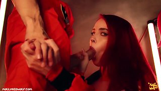Molly Redwolf In Lethal Company Sex Mode. Femdom