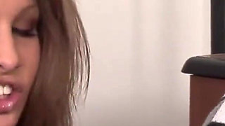 Lauryn May rides her bosses cock
