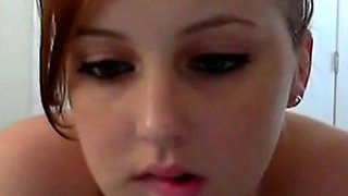 Chubby Glasses Girl on Webcam
