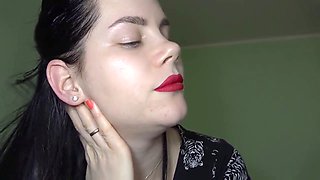 Stunning giantess Anna has some fun with you in POV close-up