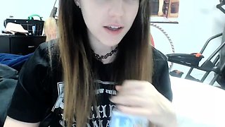Emo Teen Becka Solo Webcam Masturbation Porn