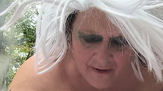 Granny's Younger Man Woods Sneaky Fucking From Behind Like No on One Else Can Especially Small Dick Grandpee