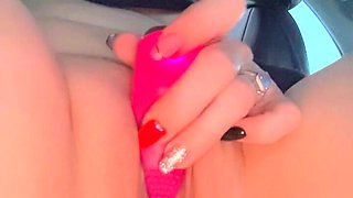 Girl Moaning While Playing with a Vibe on Her Clit