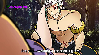 Lord TENGEN Tries out Some SEX Positions on His Wives - Cartoon Sex Parody(Eng SUB)