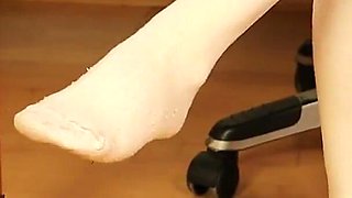 Dirty Pink Clogs & Stained White Socks - Footprint Footplay
