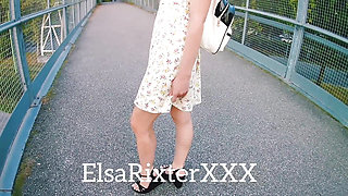 My flashing in the park no panties ElsaRixterXXX