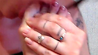 Sloppy & Horny Feetsuck (french)