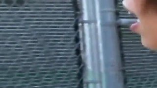 Two lesbians with small tits are having rough sex