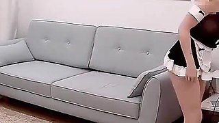 Hot Teenage Maid Gets Fucked by Her Owner While She's Doing Her Daily Chores
