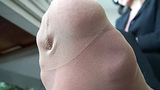 Ignored at My Nylon-clad Boss Feet!