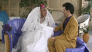 Ebony Bride Shares Big Dick with a Hot German Slut