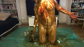 Chubby MILF Amy Leaf- Foodporn part 3