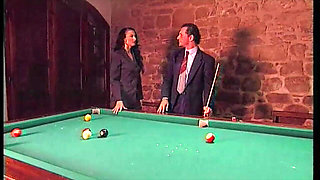 Anal Fuck on the Pool Table While My Girlfriend Watches and Masturbates