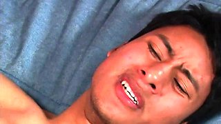 Mexican dude sucking black cock