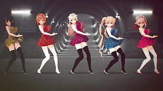 Mmd R-18 Anime Girls Sexy Dancing (clip 30)