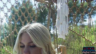 Chubbies blondie teenage with big natural jugs