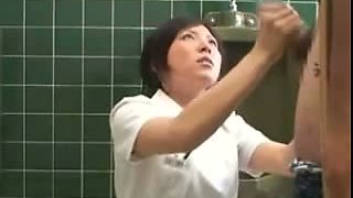 Japan nurse handjob