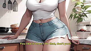 Elastic Woman Guiding Her Handjob And Asking For Cock In Her Pussy - HentaiJOI HandJob