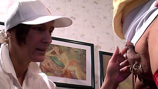 Barbara busty gilf nurse gets fucked after orally pleasured