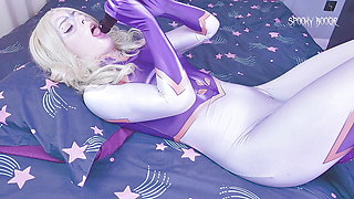 MHA: Villain controls Mt Lady orgasms through magic butt plug and turn her into obedient slut