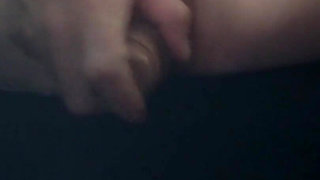 Horny Red Haired MILF Masturbating in the Back Seat of Her Car