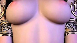 Medusa Queen Cai Lin Ride the Big Cock - 3D Animation