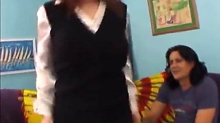 Mae Victoria In Redhead Milf In Stockings Rides Dick Like A Pro