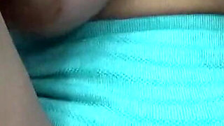 Amazing Saggy Tits Riding a Dildo