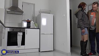 Viana Is A 55 Year Old Skinny Cougar Who Fucks A Stranger At His Home After A Short Encounter