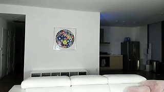 Big boob brunette masturbates on webcam