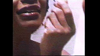 Lesbian Hairy Sluts Have a Black on Black Pussy Licking