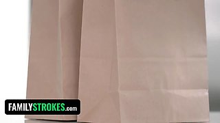 Punk daughter-in-law nailed by stepdad at home