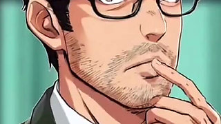 Cuckold Husband Came Home From Work Too Early and Caught His Wife Fucking the Gardener. Anime. Hentai