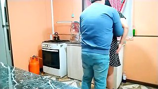 BBW Kelly Mom Fucks Hard in the Kitchen - Hot StepMom Action