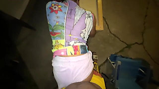 Monster Cock BBC Sneak in My Backyard an Fuck Me