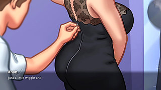 Big aunty make hot seen in summer time saga