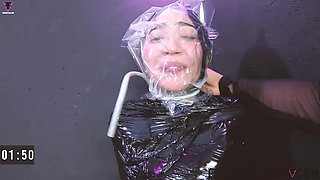HD Moni Lee First Mummification Breath Play Bag Swimcap