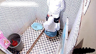 Fucking in the Toilet Doggy Style