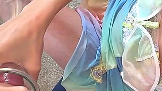 Incredibly Hot Sexy and Young Blonde Housewife Cheats on Husband and Makes a Big Cock Guy Cums in a Bottle