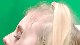 Petite British Teen's First Cumshot Compilation