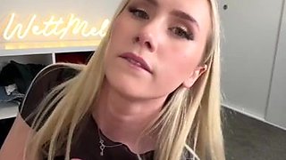 Wettmelons Only Dick In Big Tits - POV titjob by monster tits blonde