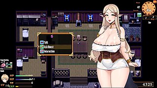 Tail of Desire Femboy Hentai Game Ep.6 Femdom Making His Small Cock Cum Twice!