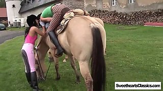 Lesbian Orgy at the Stables (Remastered)