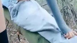Extremely rareExpertible outdoor hook-upBeautiful and beautiful breasted lady and cannon friends have passionate outdoor fieldLying on a big branch with legs without condom: Big Tits, Blowjob  Asian Porn