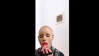 Kinky lesbian sex session with big tittied Czech freak