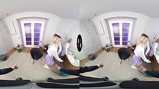 Barbie Brill, Lili Charmelle VR Porn: Study Time - Episode 4 Group Lesson - VirtualTaboo