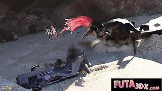 Cover-girl Alien - futanari video - Futa3DX