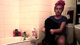 Hairy french sisters voyeur bath