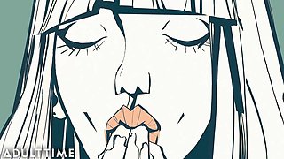 ADULT TIME - Bambi Fontaine's Midnight Stories - Candy's Explosive Anal Creampie